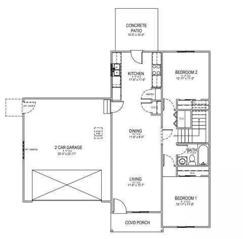 Floorplan - 417 Henry Potter Rd, Box Elder, SD 57719 photo 1 of 1