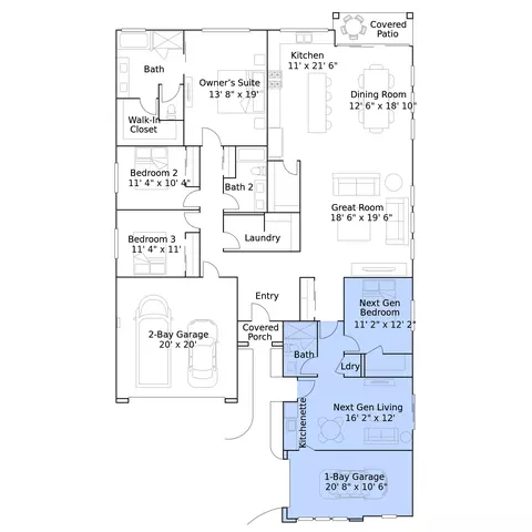 Floorplan - 1103 Summit Way W, Madera, CA 93636 photo 1 of 1