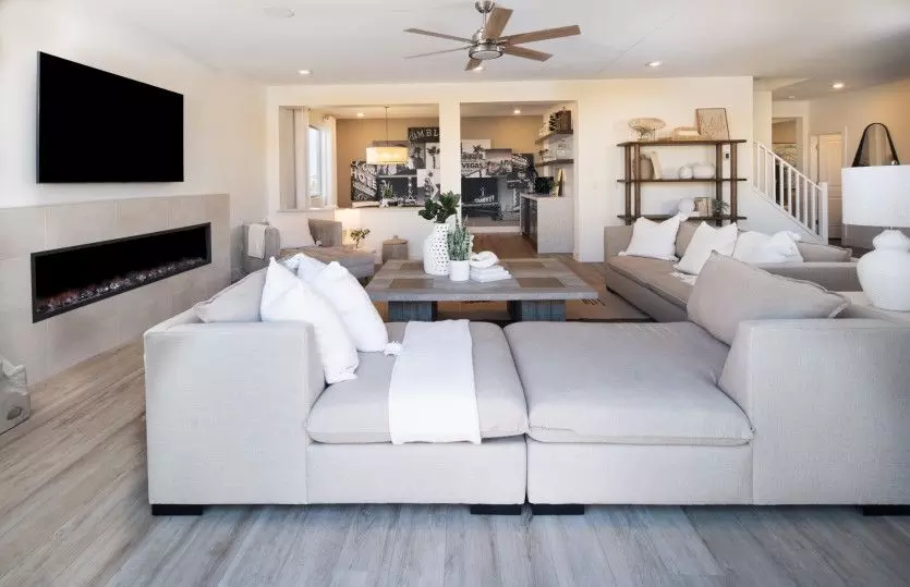 Living - Plan Layton - 7258 Twilight Rider Ct, Las Vegas, NV 89118 photo 3 of 4