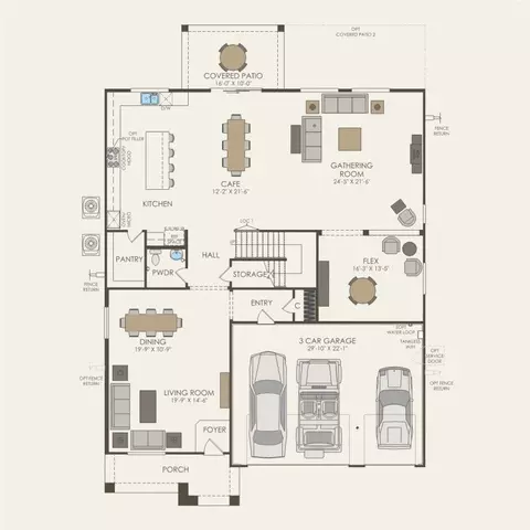 Floorplan - Plan Layton - 7258 Twilight Rider Ct, Las Vegas, NV 89118 photo 1 of 2
