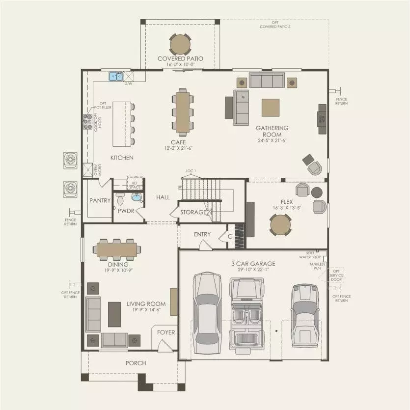 Floorplan - Plan Layton - 7258 Twilight Rider Ct, Las Vegas, NV 89118 photo 1 of 2