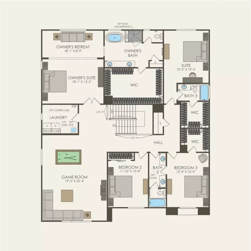 Floorplan - Plan Layton - 7258 Twilight Rider Ct, Las Vegas, NV 89118 photo 2 of 2
