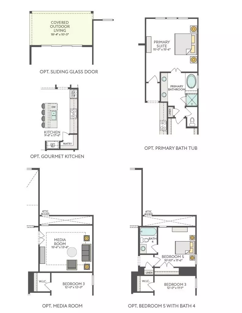 Floorplan - 401 Leaning Rock Rd, Georgetown, TX 78628 photo 3 of 3