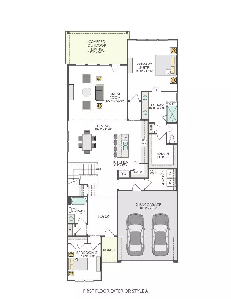 Floorplan - 401 Leaning Rock Rd, Georgetown, TX 78628 photo 1 of 3