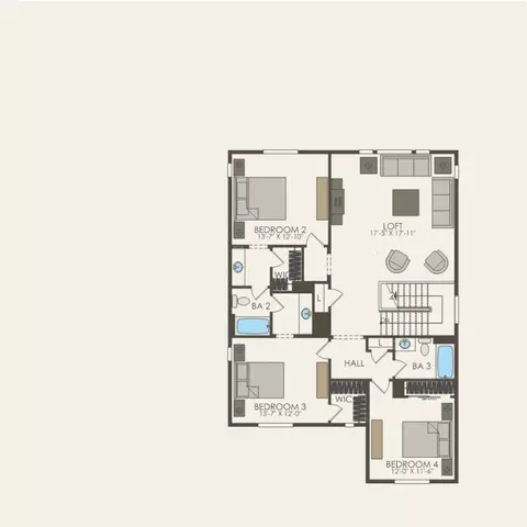 Floorplan - 3451 Onslow St, Manteca, CA 95337 photo 2 of 4