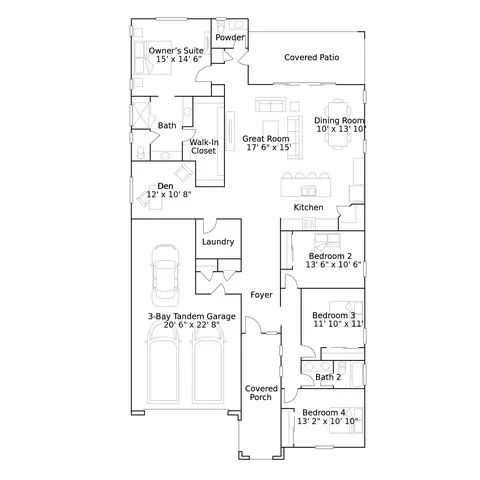 Floorplan - 10068 S Dutchman Dr, Apache Junction, AZ 85120 photo 1 of 1