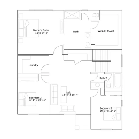 Floorplan - 3971 Primrose Rd, Madera, CA 93636 photo 2 of 2