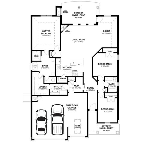 2908 Hazel Holw, Moore, OK 73160 photo 2