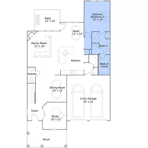Floorplan - 49 Rabbit Run Ln, Pooler, GA 31322 photo 2 of 4
