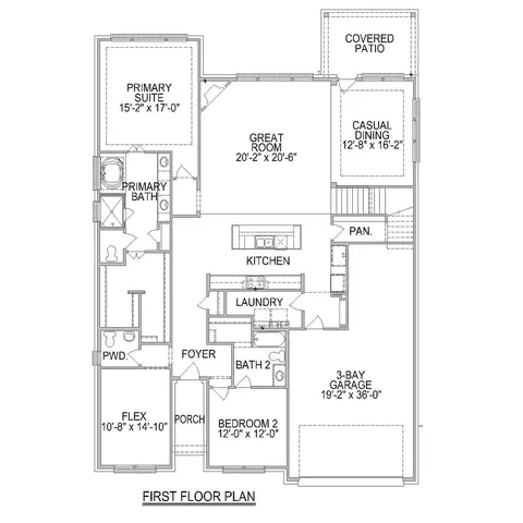 Floorplan - Plan Fulbright - 7530 Sunset Ridge Ln, Fulshear, TX 77441 photo 1 of 4