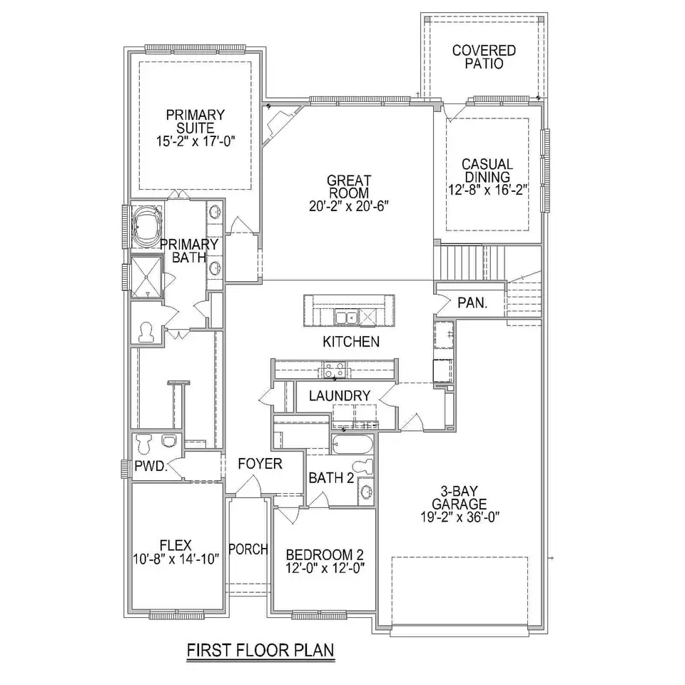 Floorplan - Plan Fulbright - 7530 Sunset Ridge Ln, Fulshear, TX 77441 photo 1 of 4