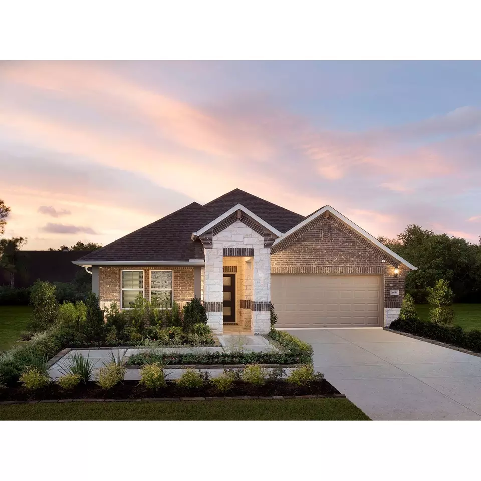 Exterior - Plan The Oleander (L401) - 4834 Magnolia Springs Dr, Pearland, TX 77584 photo 2 of 7