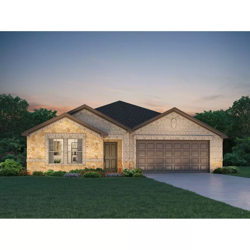 Exterior - Plan The Oleander (L401) - 4834 Magnolia Springs Dr, Pearland, TX 77584 photo 4 of 7