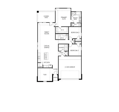 Floorplan - Plan The Oleander (L401) - 4834 Magnolia Springs Dr, Pearland, TX 77584 photo 1 of 1