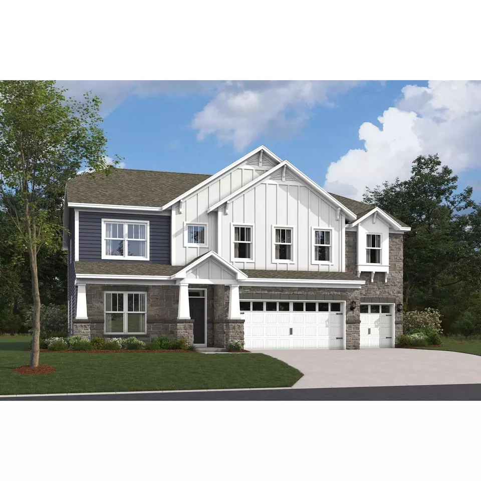 Exterior - Plan Kensington Basement - 1032 Vineyard Way, Greenwood, IN 46143 photo 3 of 5