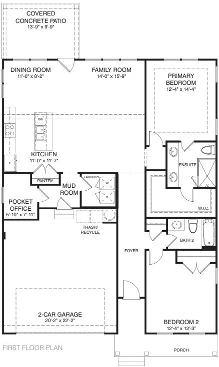 Floorplan - Plan Sweetpea - 7531 Pinewood Dr, Chattanooga, TN 37421 photo 1 of 1
