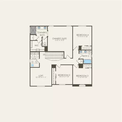 Floorplan - 21420 Thomas Ct, Riverside, CA 92507 photo 2 of 4