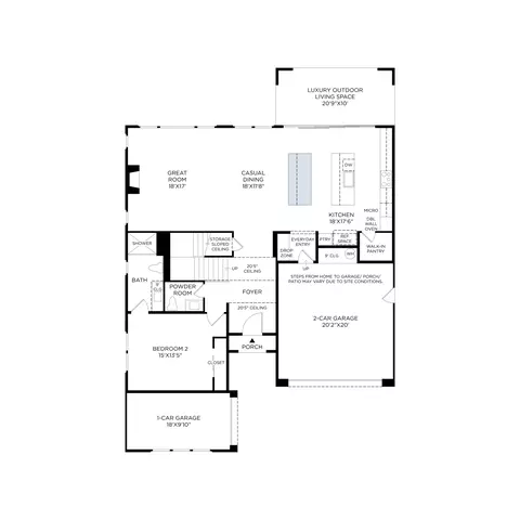 Floorplan - 552 Abeja Dr, Corona, CA 92881 photo 2 of 3
