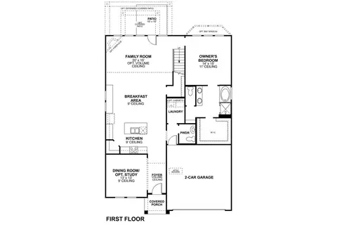 Floorplan - 7304 Poplar Dr, Argyle, TX 76226 photo 2 of 4