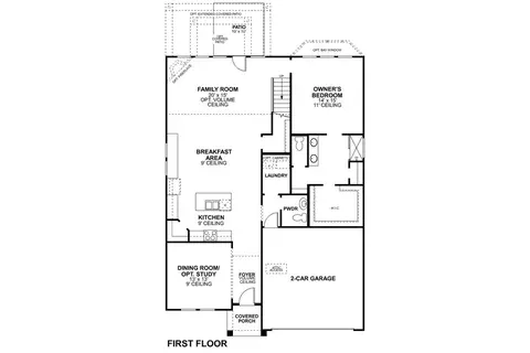 Floorplan - 7304 Poplar Dr, Argyle, TX 76226 photo 2 of 5