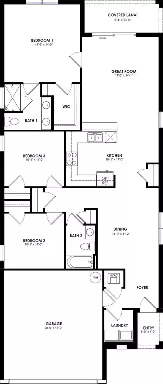 Floorplan - 5204 NW 41st Loop, Ocala, FL 34482 photo 1 of 1