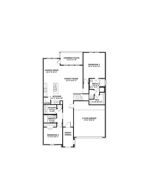 Floorplan - 1601 Eagle Ave, Westlake, LA 70669 photo 2 of 3
