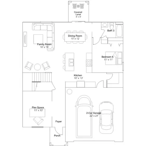Floorplan - 13627 Sunset Sapphire Ct, Parrish, FL 34219 photo 1 of 2
