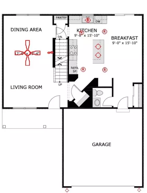 Floorplan - 2308 Castle Hill Dr, Rolla, MO 65401 photo 1 of 2