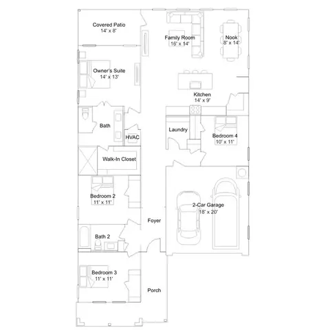 Floorplan - 308 Cypress Fork Trl, Saint Cloud, FL 34772 photo 1 of 1