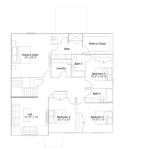 Floorplan - 605 Mabry Creek Ln, Jackson, GA 30233 photo 3 of 3
