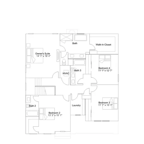 Floorplan - 133 Hammersmith Way, Bear, DE 19701 photo 3 of 5