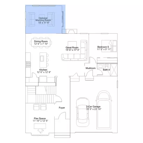 Floorplan - 133 Hammersmith Way, Bear, DE 19701 photo 2 of 5