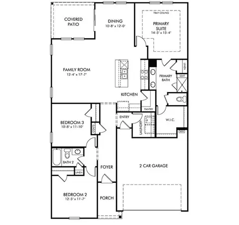 Floorplan - 2705 Tranquility Loop, Longs, SC 29568 photo 1 of 1