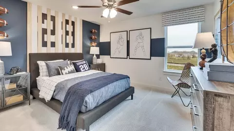 Bedroom - 166 Seattle Slew Dr, Jarrell, TX 76537 photo 7 of 8