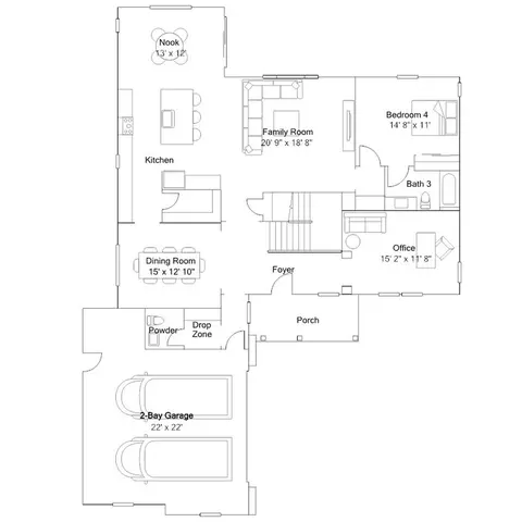 Floorplan - 206 Hyde Park Pl, Vacaville, CA 95687 photo 1 of 2