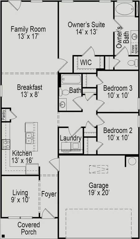 Floorplan - 8786 Walnut Rd, Hixson, TN 37343 photo 1 of 1