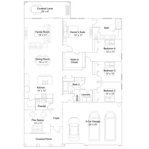 Floorplan - 13606 Fenwick Stream Dr, Wimauma, FL 33598 photo 1 of 2