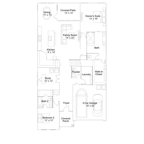 Floorplan - 245 Country Ct, Celina, TX 75009 photo 1 of 2