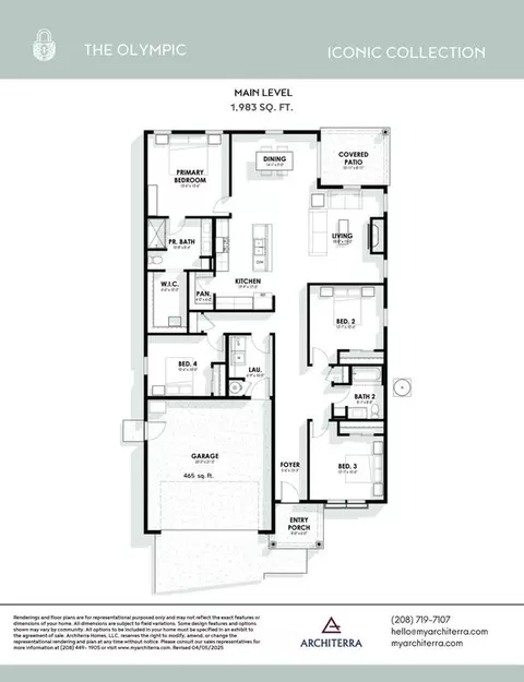 Floorplan - 705 E 5th St, Deer Park, WA 99006 photo 1 of 2