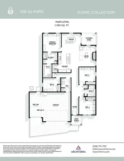 Floorplan - 705 E 5th St, Deer Park, WA 99006 photo 2 of 2
