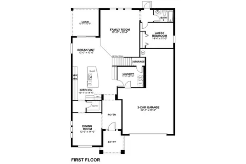 Floorplan - 5328 Teirgarten St, Saint Cloud, FL 34771 photo 1 of 5