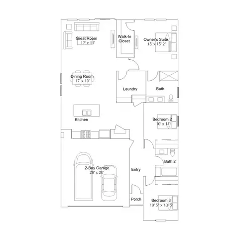 Floorplan - Hwy 41 & Ave. 12, Madera, CA 93636 photo 1 of 1