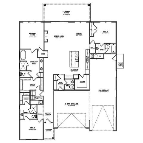 Floorplan - 2357 E Monhegan Dr, Eagle, ID 83616 photo 1 of 1