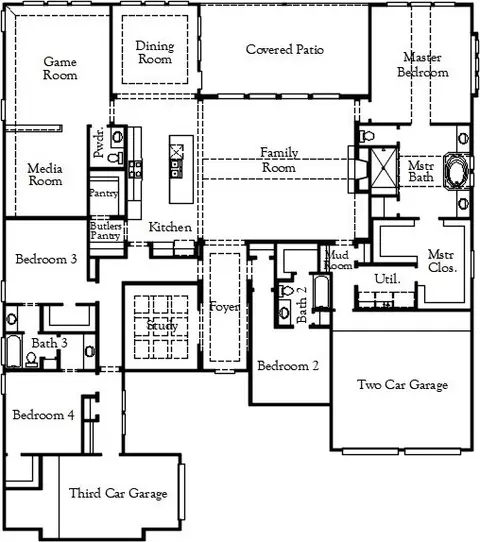 Floorplan - 1741 Kyle Ct, Prosper, TX 75078 photo 1 of 1