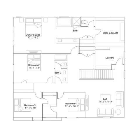 Floorplan - 31203 Antares St, Menifee, CA 92584 photo 3 of 4