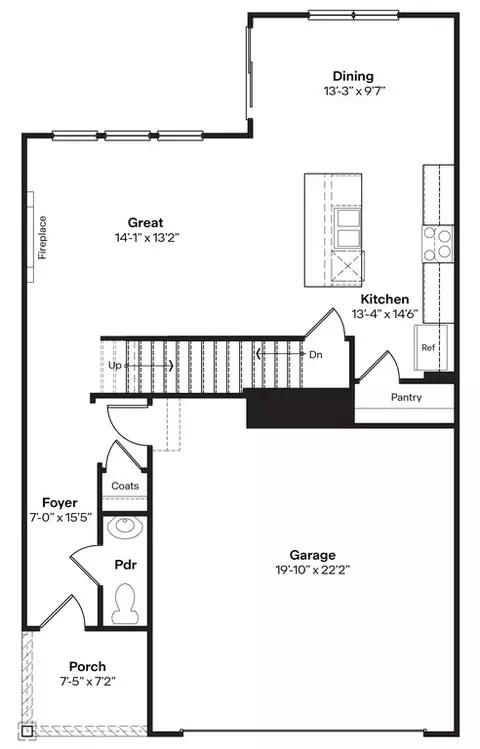 Floorplan - 7918 N 169th St, Bennington, NE 68007 photo 1 of 1