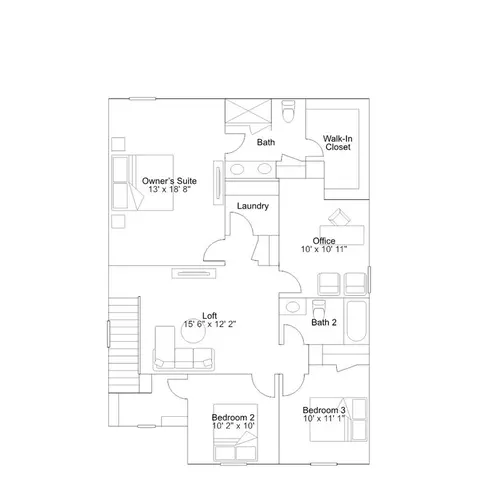 Floorplan - 99-49 Redwing Rd, Lugoff, SC 29078 photo 2 of 2
