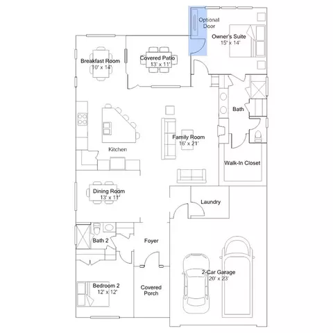 Floorplan - 5461 Redbud Rd, Lancaster, SC 29720 photo 2 of 3