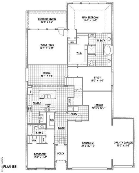 Floorplan - 2101 Baxter Rd, Celina, TX 75009 photo 1 of 4
