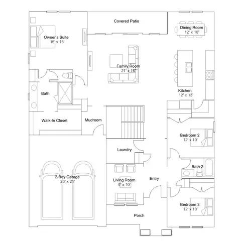 Floorplan - 1582 E Starling Ln, Eagle Mountain, UT 84005 photo 1 of 2